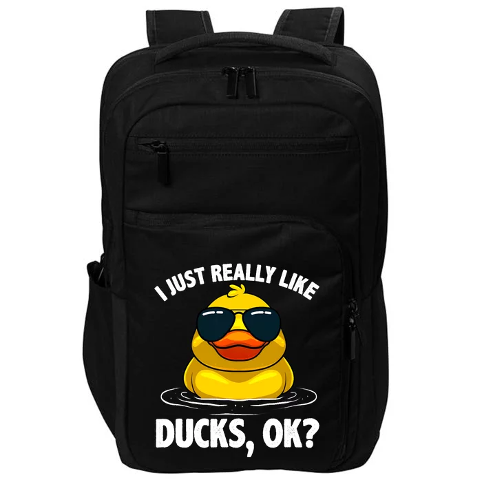 Cool Ducks For Duck Lovers Owner Duck Hunting Bird Impact Tech Backpack