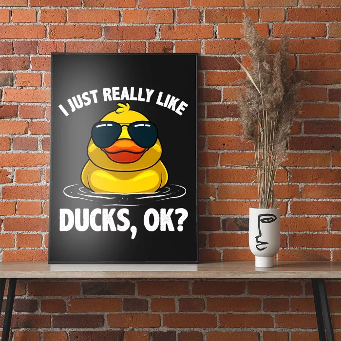 Cool Ducks For Duck Lovers Owner Duck Hunting Bird Poster