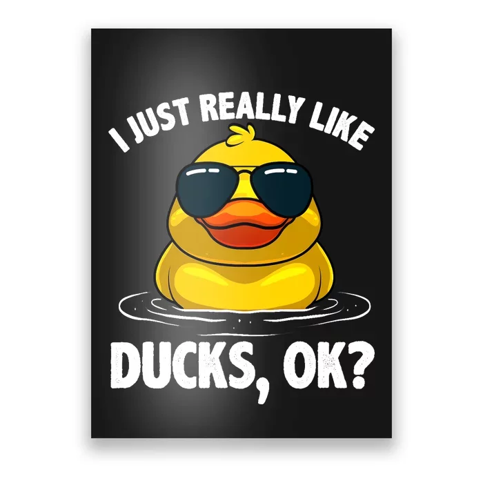 Cool Ducks For Duck Lovers Owner Duck Hunting Bird Poster