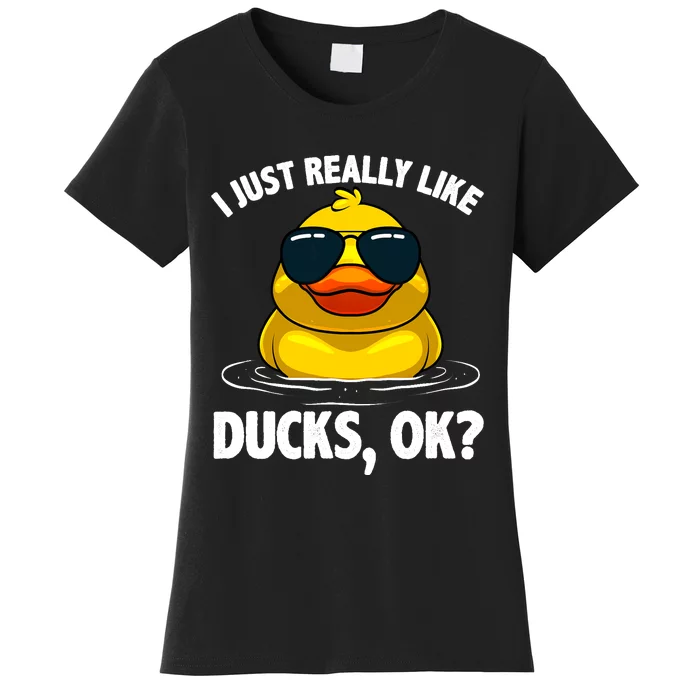 Cool Ducks For Duck Lovers Owner Duck Hunting Bird Women's T-Shirt