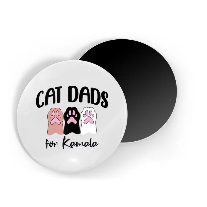 Cat Dads For Kamala Funny Political Magnet