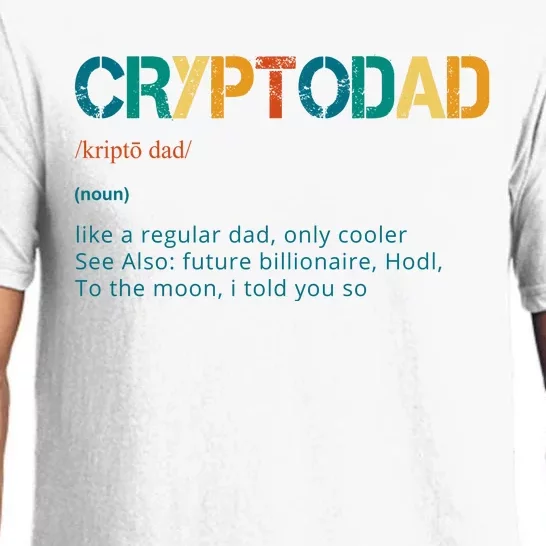 Cryptodad Definition Funny Future Billionaire Pajama Set