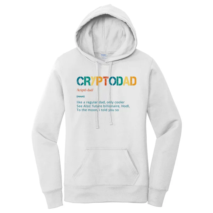 Cryptodad Definition Funny Future Billionaire Women's Pullover Hoodie