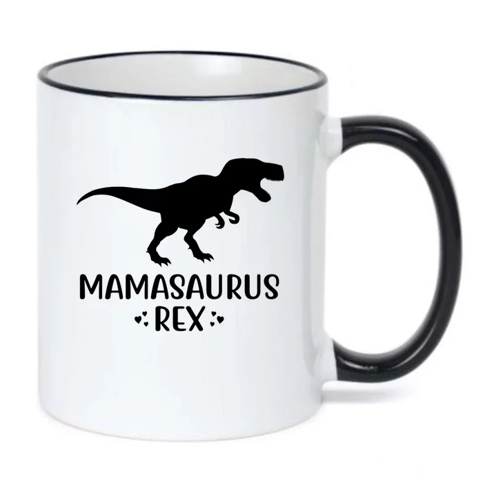 Christmas Dinosaur For Mom And Grandma Mamasaurus Rex Gift Black Color Changing Mug