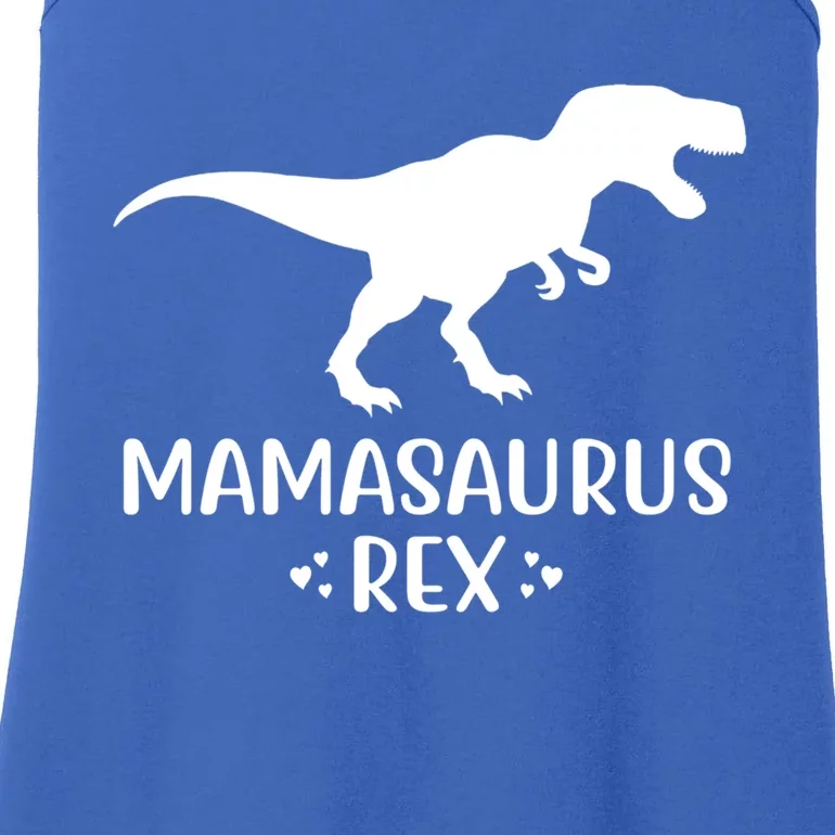 Christmas Dinosaur For Mom And Grandma Mamasaurus Rex Gift Ladies Essential Tank