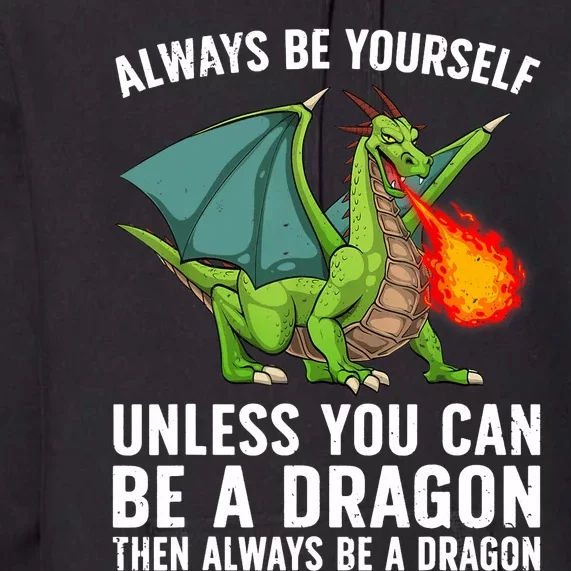 Cool Dragon For Boy Mythical Dragon Lovers Premium Hoodie