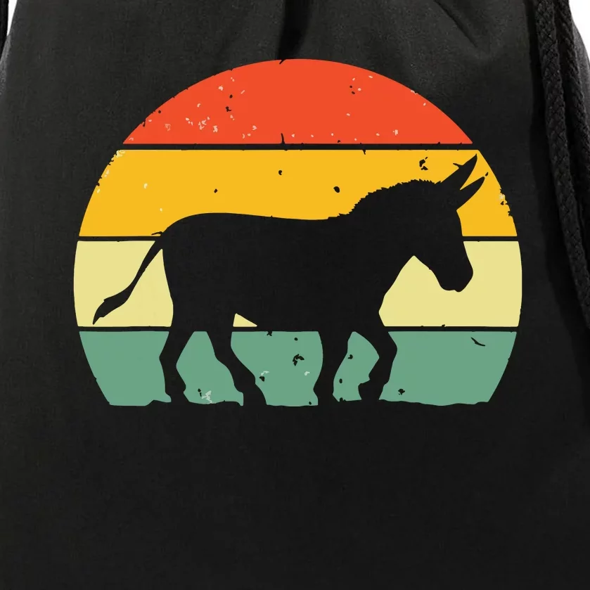 Cool Donkey For Mule Horse Animal Lover Jackass Drawstring Bag