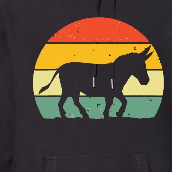 Cool Donkey For Mule Horse Animal Lover Jackass Premium Hoodie