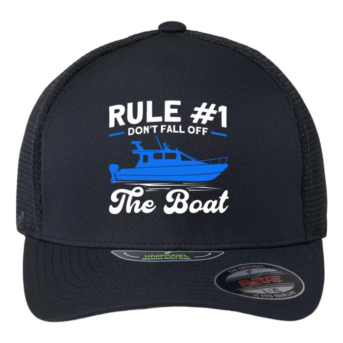 Cruise Dont Fall Off The Boat Family Cruise Lovers Cruising Gift Flexfit Unipanel Trucker Cap