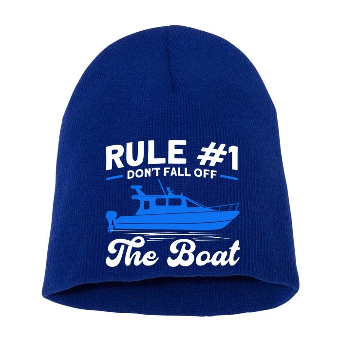 Cruise Dont Fall Off The Boat Family Cruise Lovers Cruising Gift Short Acrylic Beanie