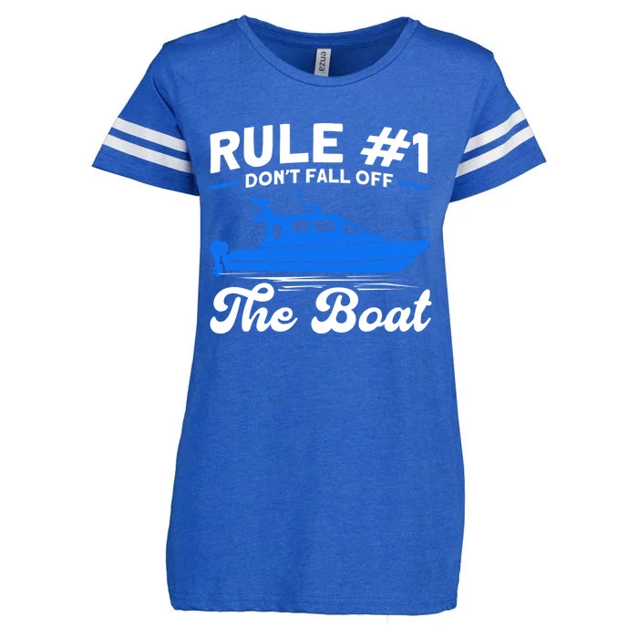 Cruise Dont Fall Off The Boat Family Cruise Lovers Cruising Gift Enza Ladies Jersey Football T-Shirt