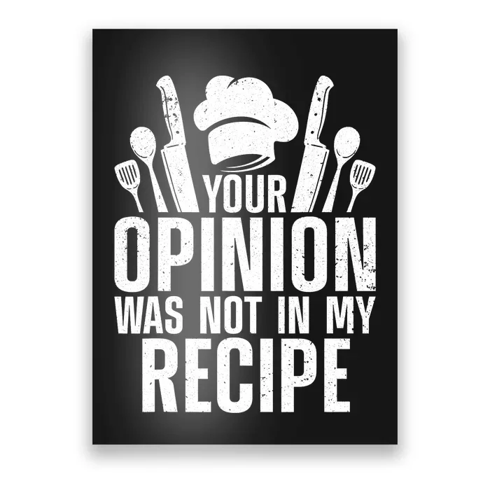 Chef Definition Funny Line Saying Cook Cooking Gifts Chefs Poster