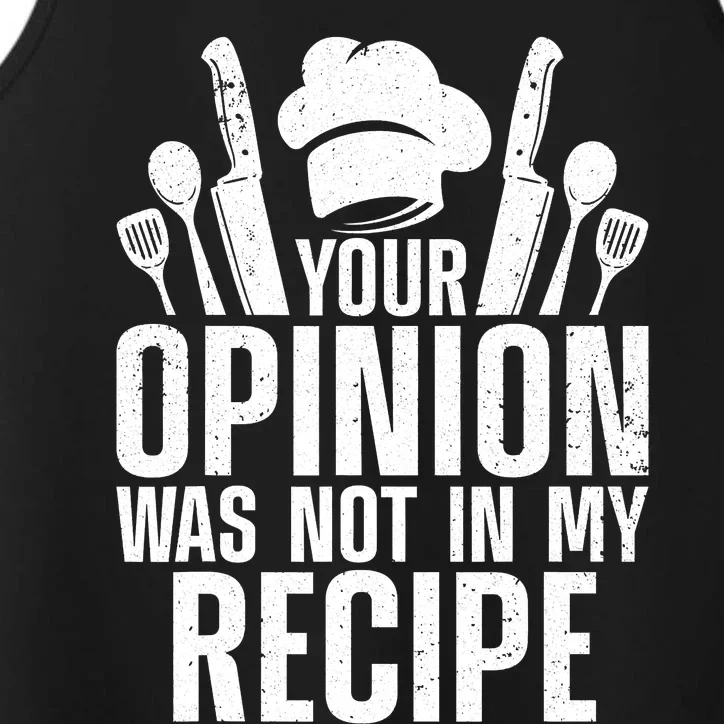 Chef Definition Funny Line Saying Cook Cooking Gifts Chefs Performance Tank