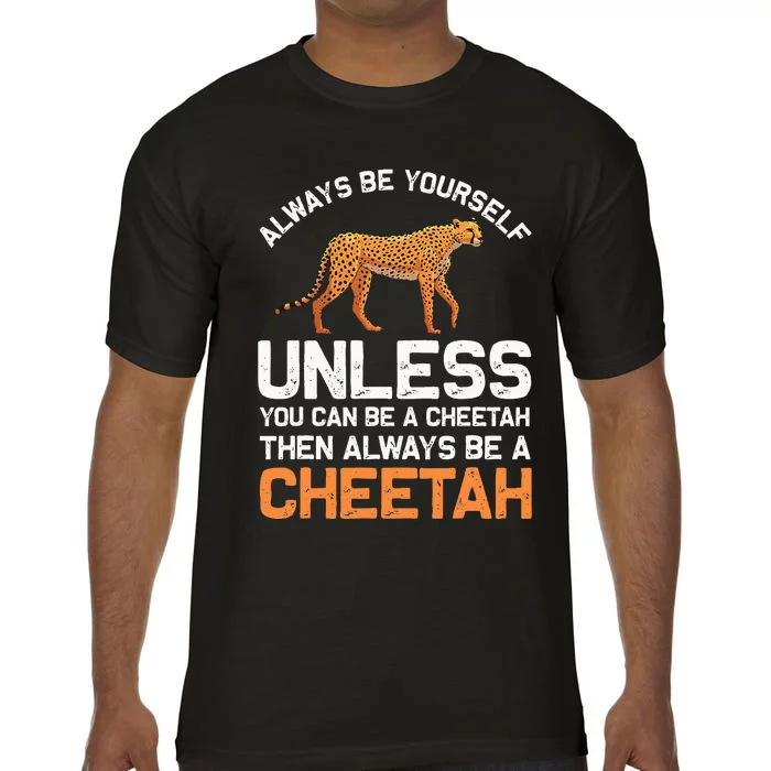 Cheetah Design For Safari Wildlife Comfort Colors T-Shirt