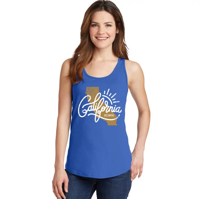 California Dreaming Funny Gift Ladies Essential Tank