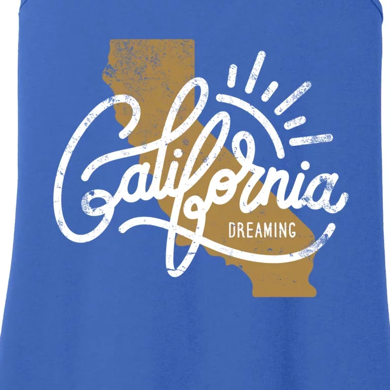 California Dreaming Funny Gift Ladies Essential Tank