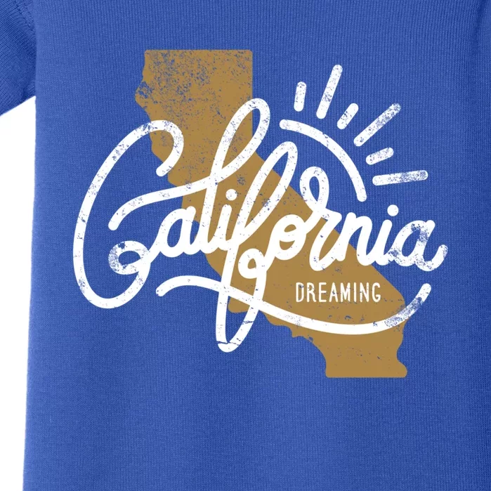 California Dreaming Funny Gift Baby Bodysuit