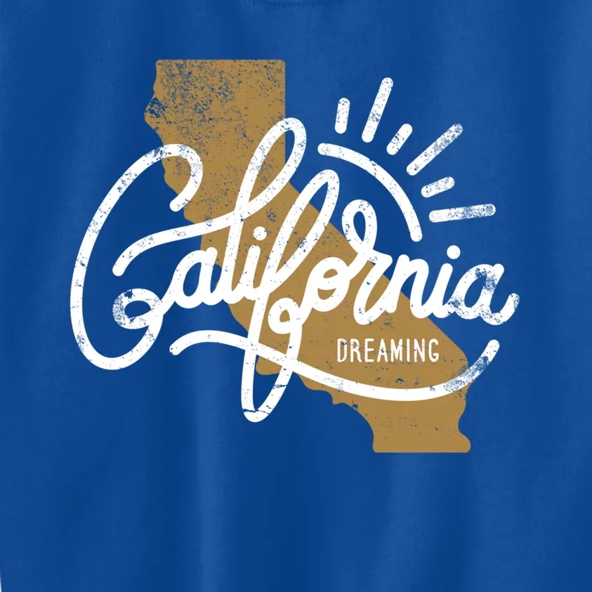 California Dreaming Funny Gift Kids Sweatshirt