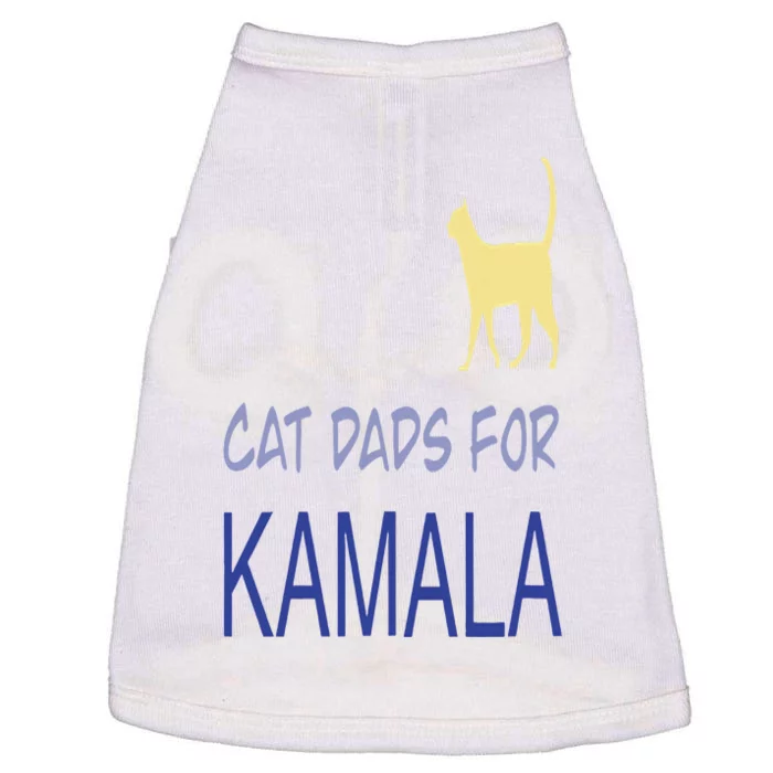 Cat Dads For Kamala Harris For President 2024 Doggie Tank