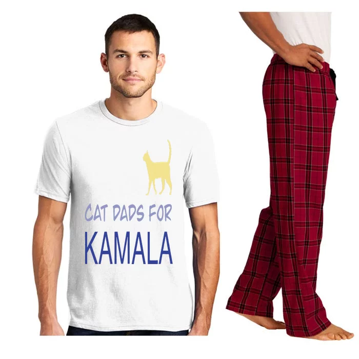 Cat Dads For Kamala Harris For President 2024 Pajama Set