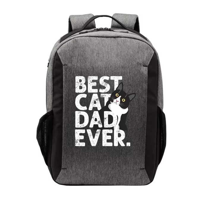 Cat Daddy Father Gift Best Cat Dad Ever Vector Backpack