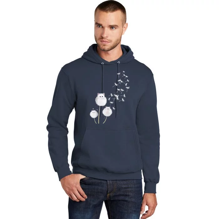 Cat Dandelion Flower SKT Tall Hoodie