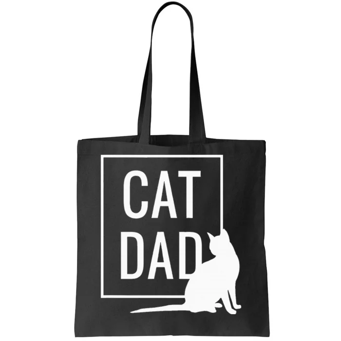 Cat Dad Funny Cat Owner Father Tote Bag