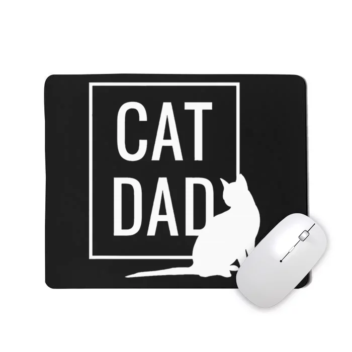 Cat Dad Funny Cat Owner Father Mousepad