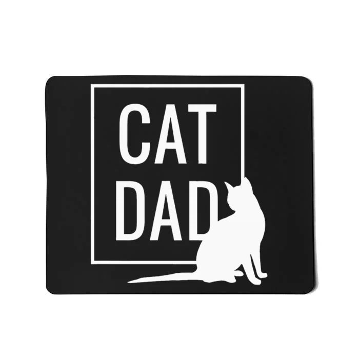 Cat Dad Funny Cat Owner Father Mousepad