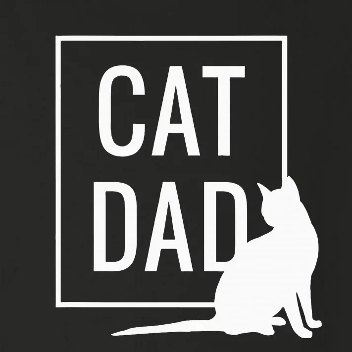 Cat Dad Funny Cat Owner Father Toddler Long Sleeve Shirt