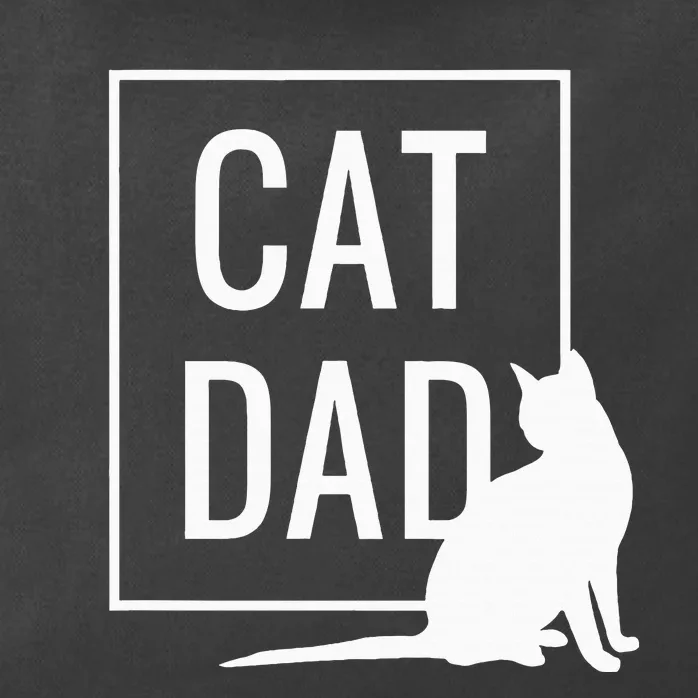 Cat Dad Funny Cat Owner Father Zip Tote Bag