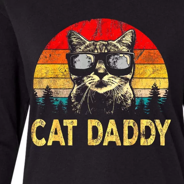 Cat Daddy Funny Cat Lover Gift Cat Dad Fathers Womens Cotton Relaxed Long Sleeve T-Shirt