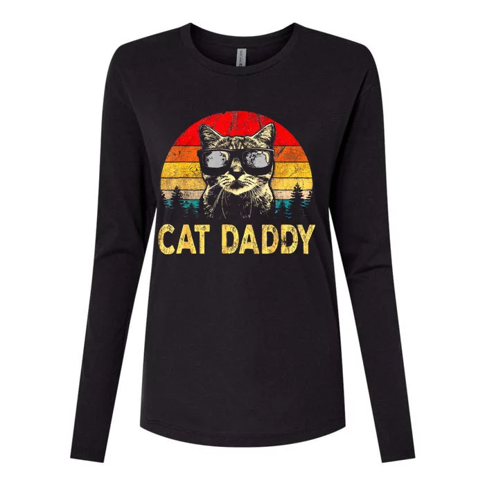 Cat Daddy Funny Cat Lover Gift Cat Dad Fathers Womens Cotton Relaxed Long Sleeve T-Shirt