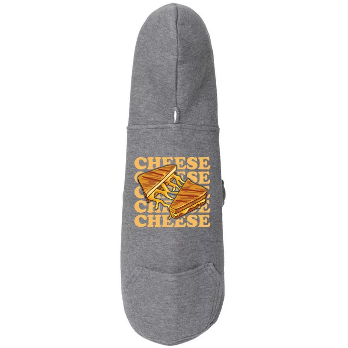 Cheese Design For A Grilled Cheese Lover Gift Doggie 3-End Fleece Hoodie