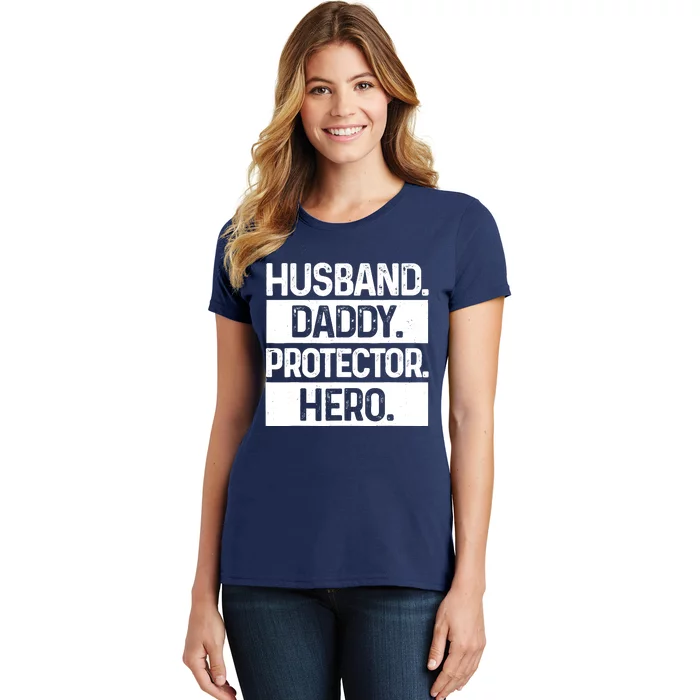 Cool Daddy For Dad Husband Hero Protector Male Parent Women's T-Shirt