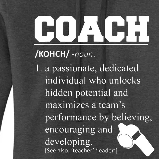 Coach Definition Funny Coach Tee Women's Pullover Hoodie