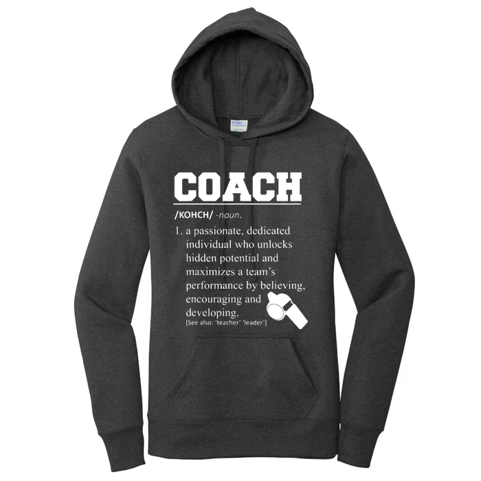 Coach Definition Funny Coach Tee Women's Pullover Hoodie