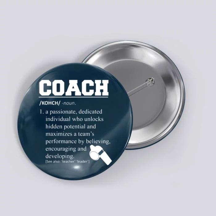 Coach Definition Funny Coach Tee Button