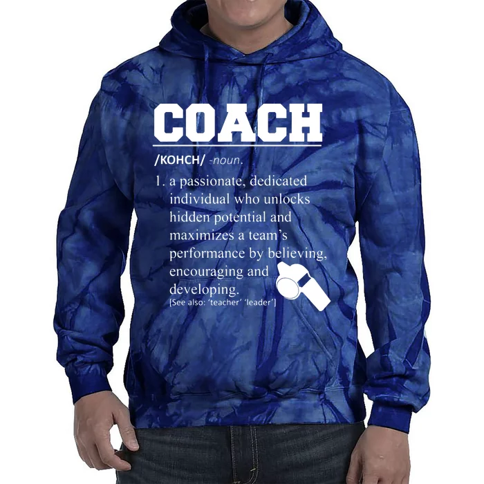 Coach Definition Funny Coach Tee Tie Dye Hoodie