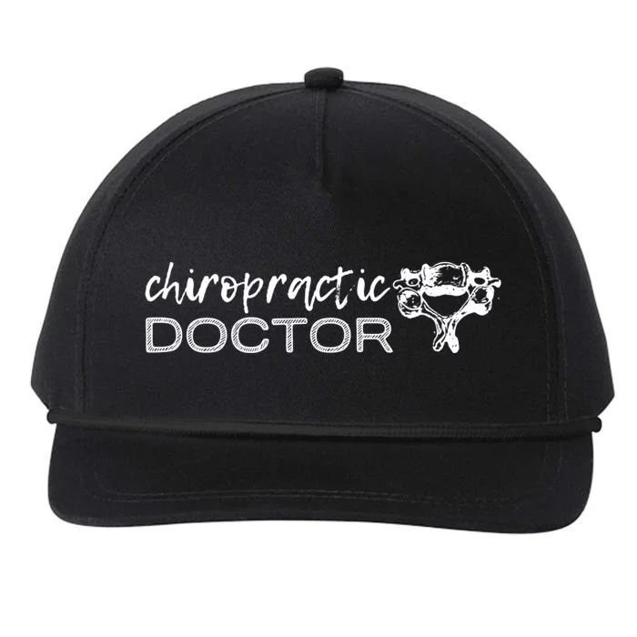 Chiropractic Doctor Funny Chiropractor Humor Chiro Spine Gift Snapback Five-Panel Rope Hat