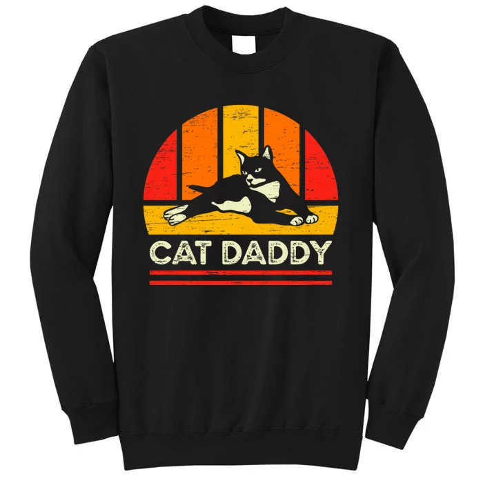 Cat Daddy Father Vintage Black Cats Sweatshirt