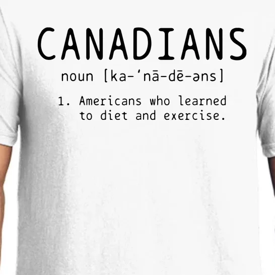 Canadian Definition Funny Canada Pride Pajama Set