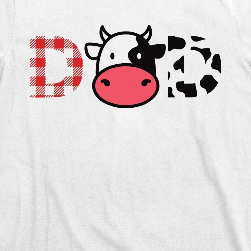 Cow Dad Funny Daddy Cow Lover Farmer Cows T-Shirt