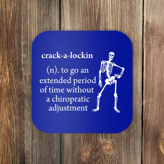 Chiropractor Definition Funny Chiropractic Humor Chiro Lover Funny Gift Coaster