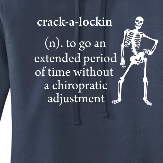 Chiropractor Definition Funny Chiropractic Humor Chiro Lover Funny Gift Women's Pullover Hoodie