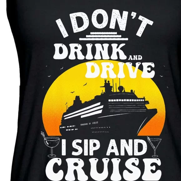 Cruise Design For Cruise Vacation Boat Trip Ladies Essential Flowy Tank