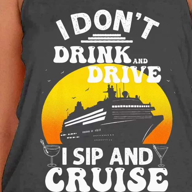 Cruise Design For Cruise Vacation Boat Trip Women's Knotted Racerback Tank