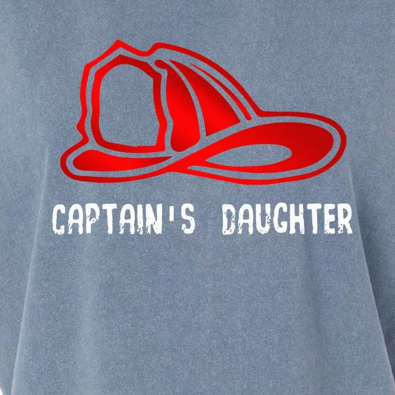 Captains Daughter Firefighter Gift Fire Company Garment-Dyed Women's Muscle Tee