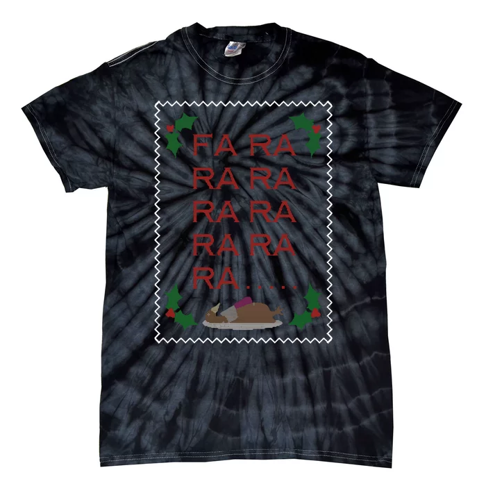 Christmas Dinosaur Fa Rawr T Rex Santa Funny Dino Xmas Fun Tie-Dye T-Shirt