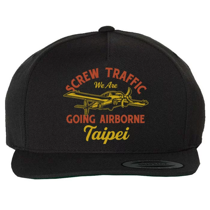 Complaint Departt Funny Taipei Humor Taiwan Gift Wool Snapback Cap